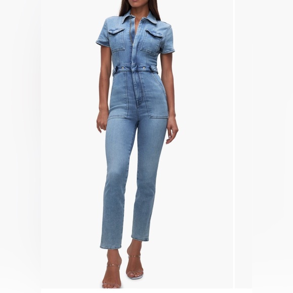 NWT Good American Denim Jumpsuit - Picture 4 of 7